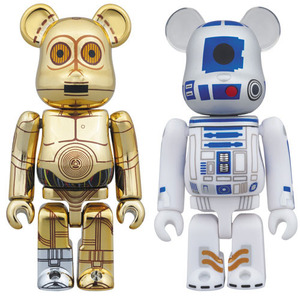 메디콤토이 BE@RBRICK 베어브릭 C-3PO ＆ R2-D2 2PACK