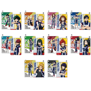 POMMOP 나의 히어로 아카데미아 비주얼 카드 키홀더 컬렉션(BOX)