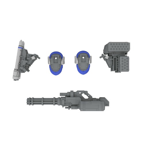 PLUM 1/35 POWERDoLLS2 X-4+(PD-802) 장갑보병용 무장 세트3 [무장 장착용 어깨 파츠 &amp; DRu35 MLC &amp; R25 로켓 &amp; M7A 개틀링포](프라모델)
