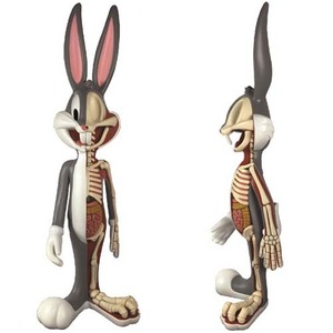 Kidrobot Looney Tunes Anatomical Wabbit Medium Figure